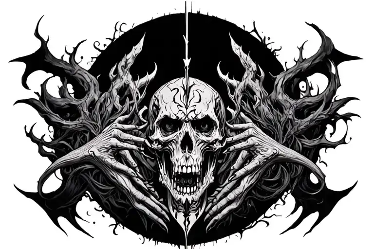 "Invictus" Chaos tattoo design idea