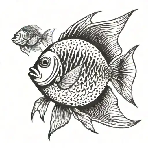angelfish tattoo tattoo design idea