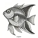 angelfish tattoo tattoo design idea