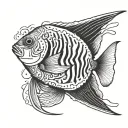 angelfish tattoo tattoo design idea