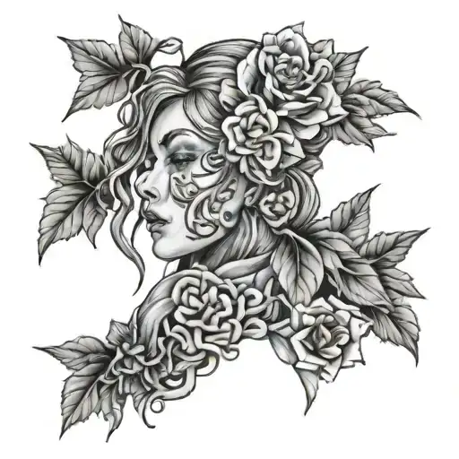 Isla Fay is writting tattoo design idea