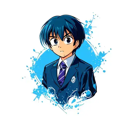 Detective Conan kaito kid tattoo design idea