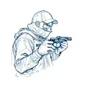 gamer tattoo design idea