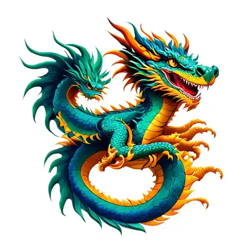 Filipino Dragon tattoo design idea