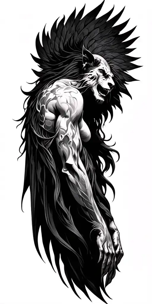 heavenly tattoo design idea