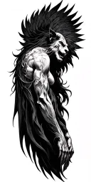 heavenly tattoo design idea