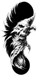 heavenly tattoo design idea