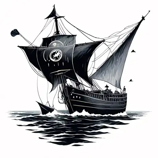 voyage tattoo design idea