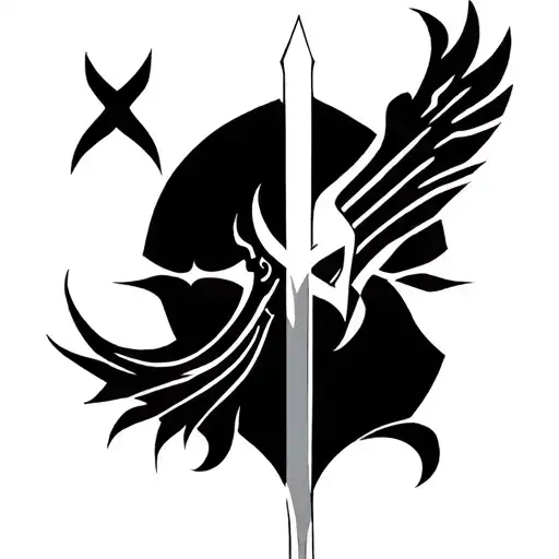 paladin symbols tattoo design idea