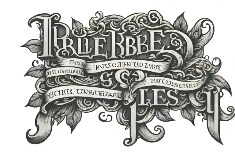 Bible verse intertwined John 13:7 verse tattoo tattoo design idea