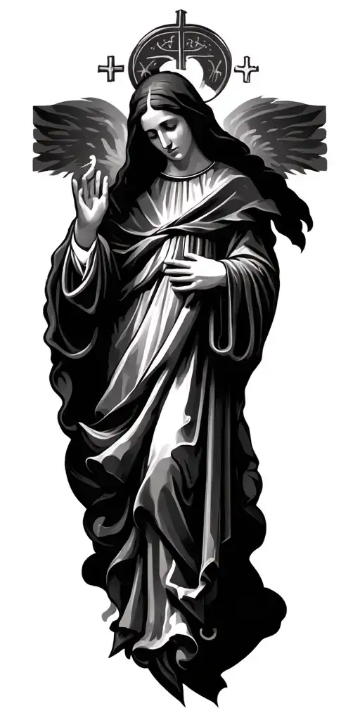 Catholic inspired tattoo tattoo design idea
