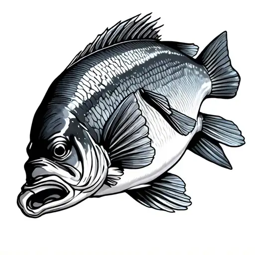 Barramundi tattoo design idea