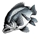Barramundi tattoo design idea