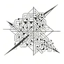 mind over matter tattoo design idea