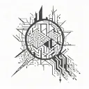 mind over matter tattoo design idea