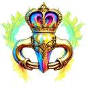 claddagh symbol tattoo design idea