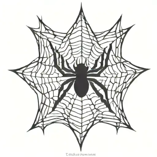 Spider web on knee sleeve tattoo tattoo design idea