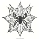 Spider web on knee sleeve tattoo tattoo design idea