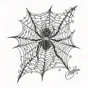 Spider web on knee sleeve tattoo tattoo design idea