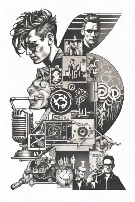 Depeche Mode album covers tattoo design idea