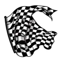 checkered flag tattoo design idea