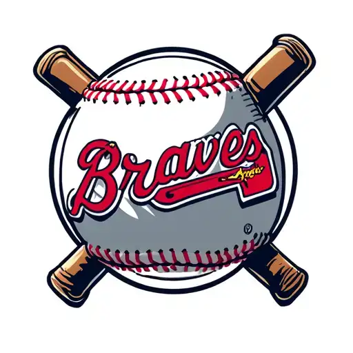 fennell baseball atlanta braves logo tattoo design idea