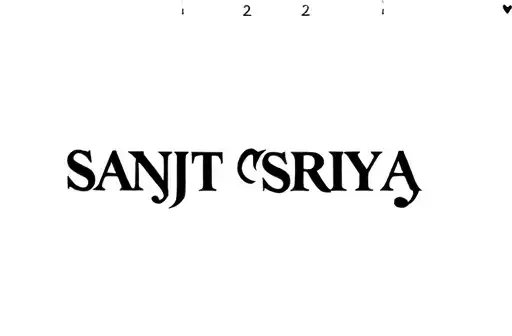 "SANJIT ❣️SRIYA" tattoo design idea