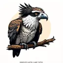 Harpy eagle tattoo design idea