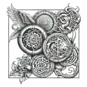 opposing forces working in harmony inspired by the Ecclesiastes  tattoo design idea