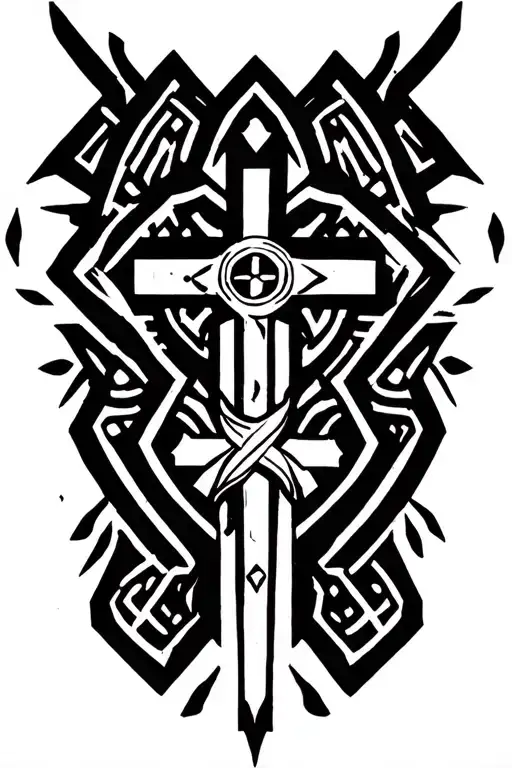 Rosary tattoo design idea