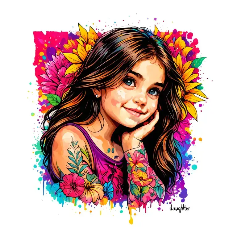 in memory of my daughter Kaylee Lasater tattoo design idea