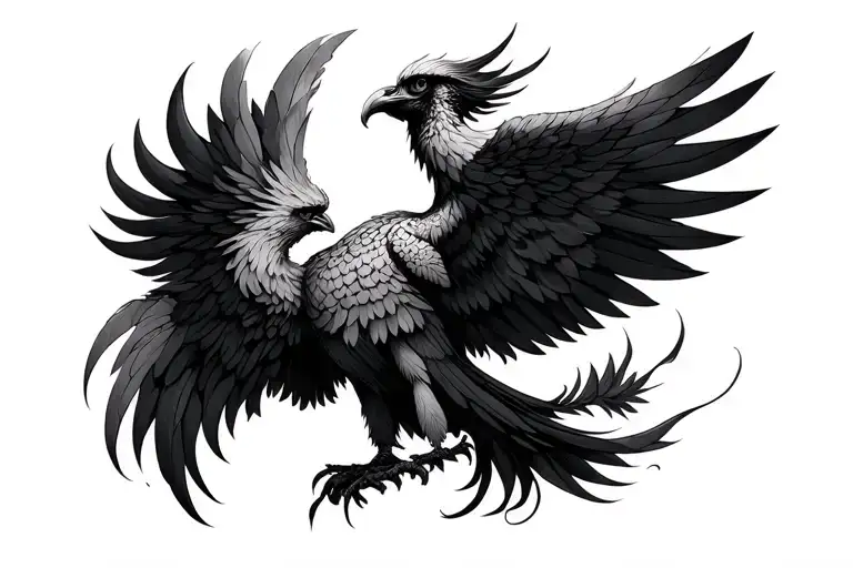 Garuda Onderborst Ladies tattoo design idea