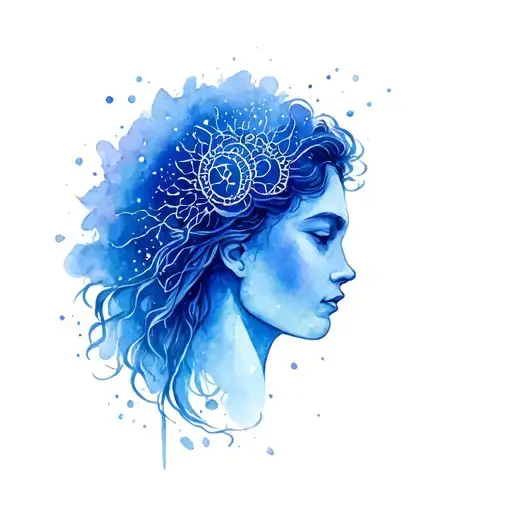 gemini zodiac sign tattoo design idea