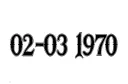 "02-03-1970" tattoo design idea
