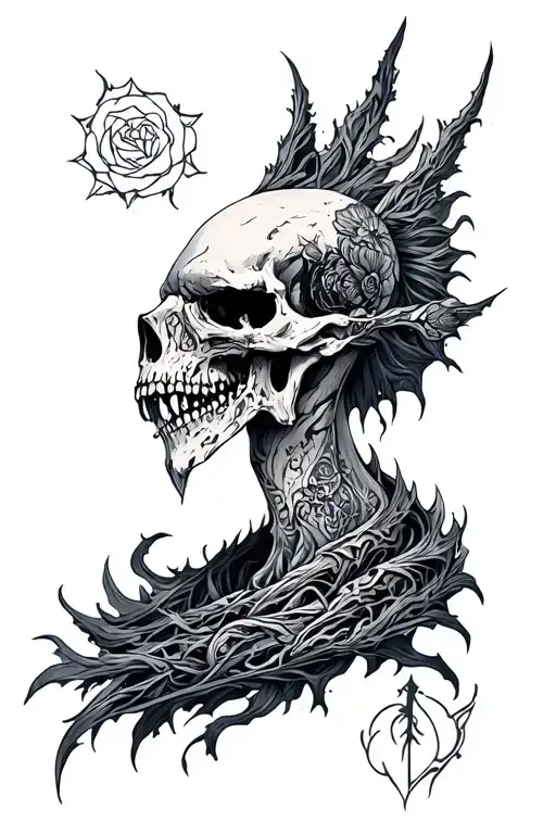 Soulsborne tattoo design idea