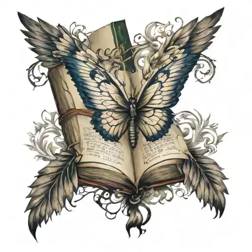 fourth wing book  tattoo design idea