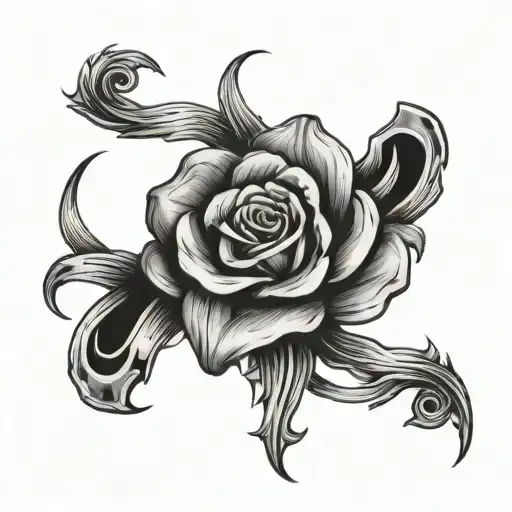 Rubber Hose Style tattoo design idea