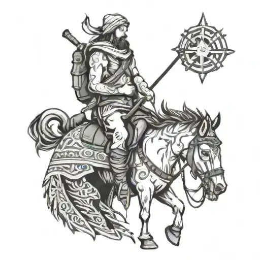 Nomad tattoo design idea