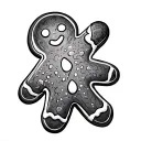 Gingerbread tattoo design idea