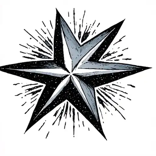 Blackstar tattoo design idea