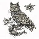 anxiety mental health tattoo design idea