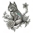 anxiety mental health tattoo design idea