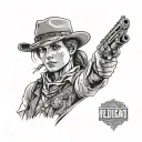 Sadie Adler red dead redemption 2 tattoo design idea