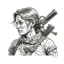 Sadie Adler red dead redemption 2 tattoo design idea