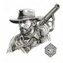 Sadie Adler red dead redemption 2 tattoo design idea