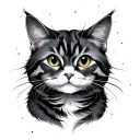 meow tattoo design idea