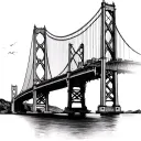 Mackinac Bridge tattoo design idea