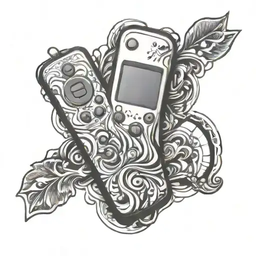 wii remote tattoo design idea