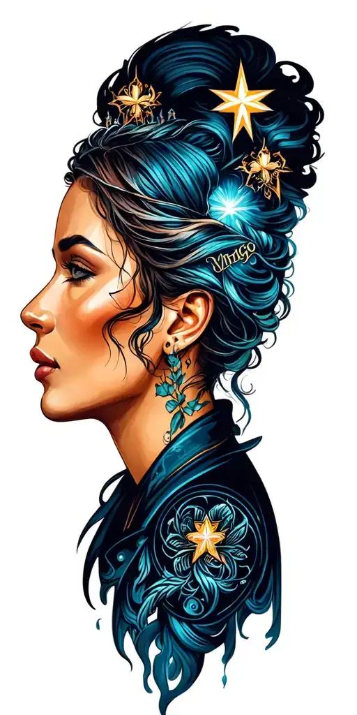 positive, star Virgo, lover, romantic, leader, car enthusiast, driving, spiritual,exploring , wanderlust,biker tattoo design idea