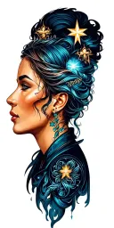 positive, star Virgo, lover, romantic, leader, car enthusiast, driving, spiritual,exploring , wanderlust,biker tattoo design idea